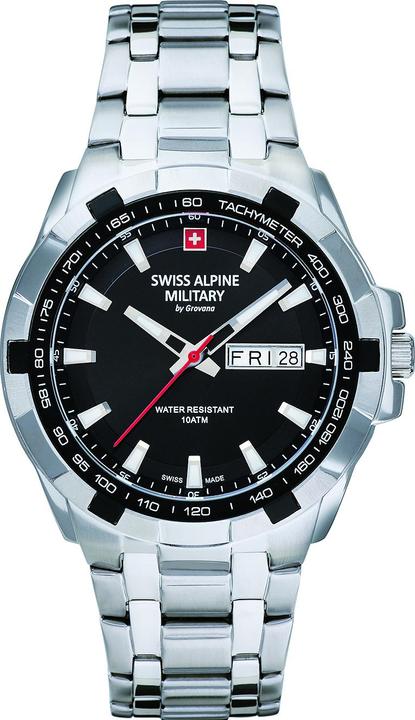 Immagine prodotto Swiss Alpine Military 7043.1137 Day-Date 42mm 10ATM (Orologio da polso analogico, 42 mm)