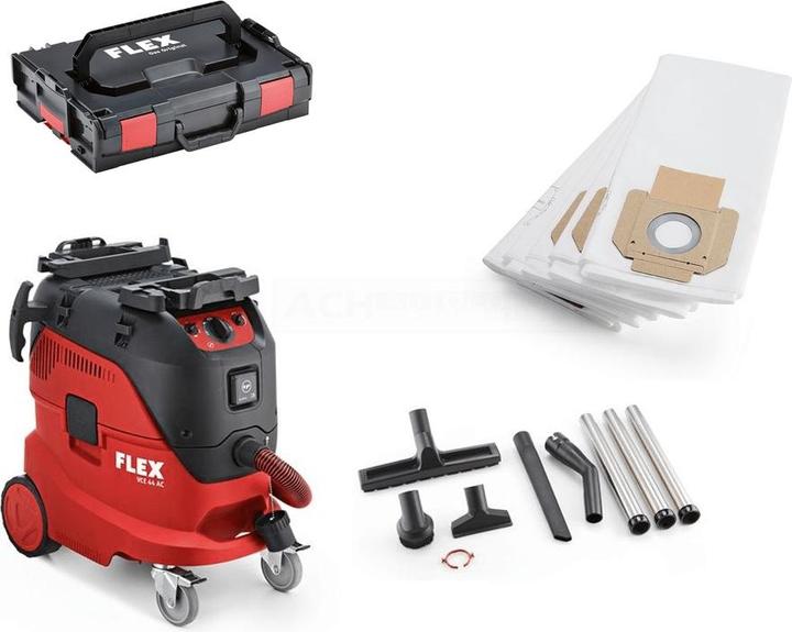 Produktbild Flex-Tools 444138 VCE 33 M AC Sicherheitssauger mit automatischer Filterabreinigung 30 l Klasse M (Nass-Trockensauger)