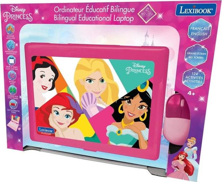 Image du produit Lexibook Ordinateur d'apprentissage Disney Princess - Ordinateur portable éducatif bilingue - 124 activités (Allemand, Anglais)