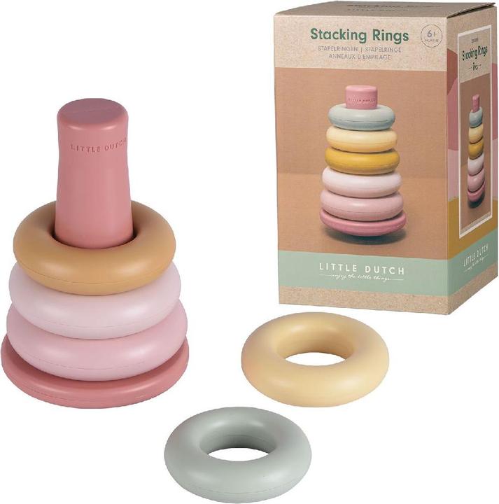 Produktbild Rubo Toys Little Dutch Stapelturm rosa