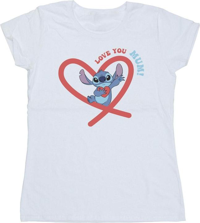 Disney Lilo & Stitch Love You Mum TShirt (S)
