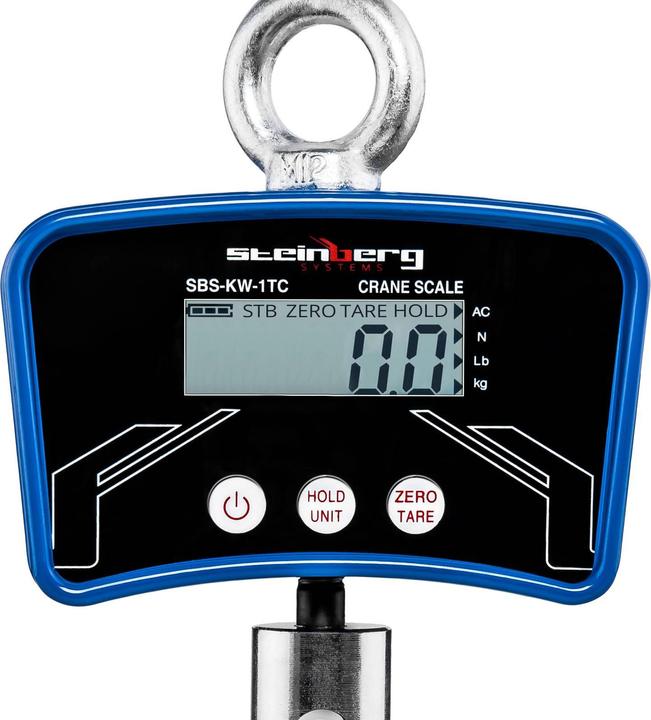 Produktbild Steinberg Kranwaage 1000 Kg Hängewaage Lastenwaage Industriewaage Waage LCD bis zu 200g