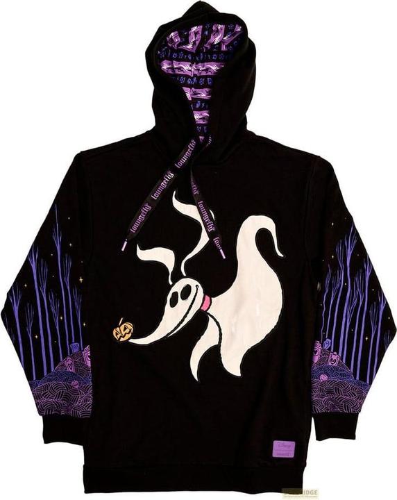 Produktbild Loungefly Nightmare Before Christmas by Kapuzenpullover Zero Hearts Grösse M (M)