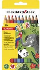 Actual product image EberhardFaber Coloured pencil crayons 24x thick, soft, assorted (Multicoloured, 24 x)