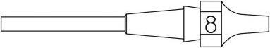 Actual product image Weller Erem Weller 1 T00513266 Desoldering Nozzle