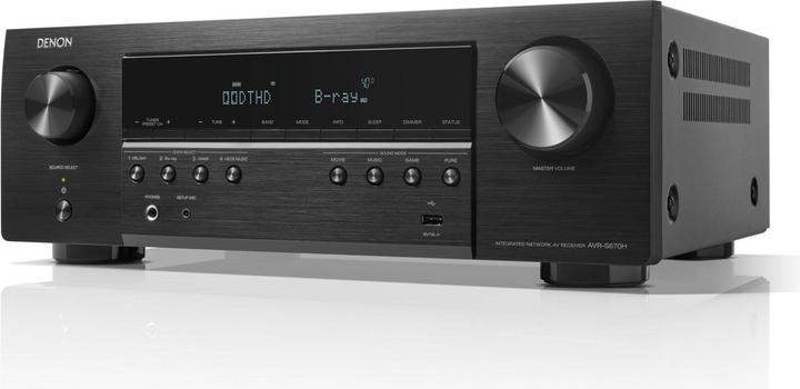 Productafbeelding Denon AVR S670H *zwart* 5.2 Netwerk 8K AV-receiver met HEOS ingebouwd (5.1 kanalen, AM, FM)