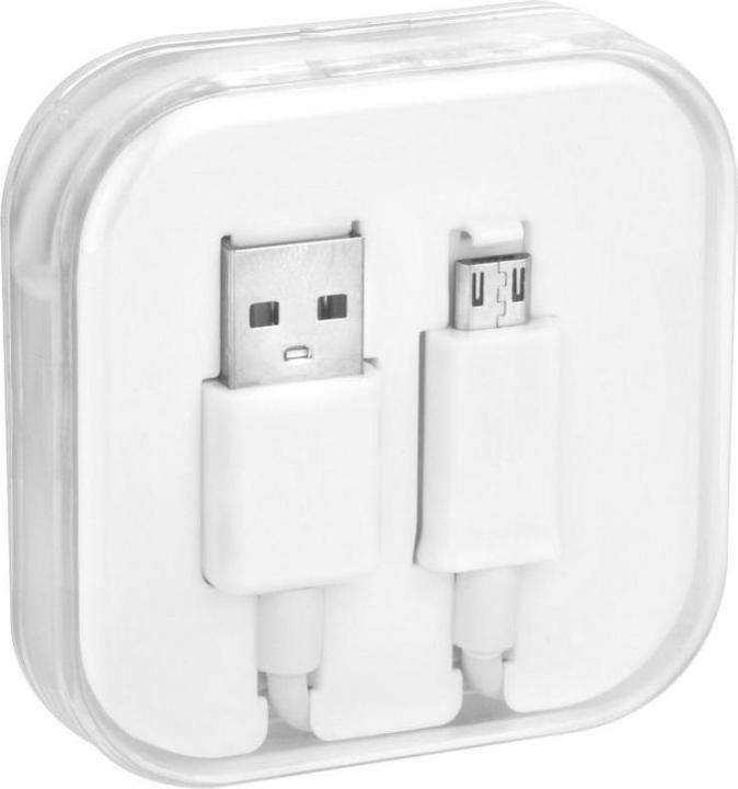 Partner Telecom Cable OEM Cable USB A to Micro USB 1A BOX 1 m white (1 m)