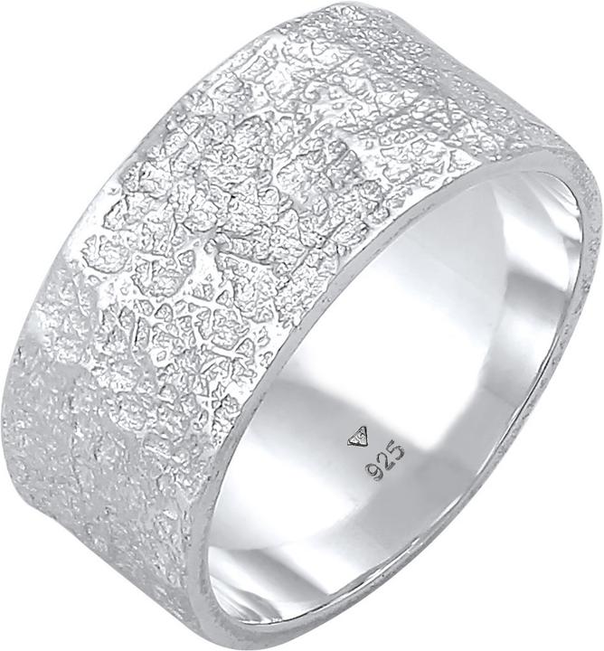 Produktbild Kuzzoi Ring Herren Bandring Organic Struktur 925 Silber (54, 925 Silber)