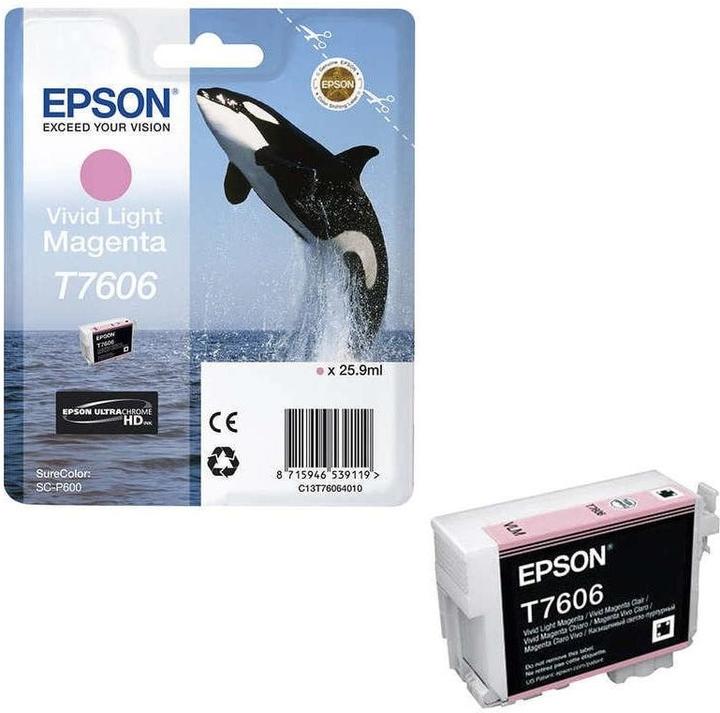 Image du produit Epson ENCRE T7606 M CLAIR 25.9ML (M)