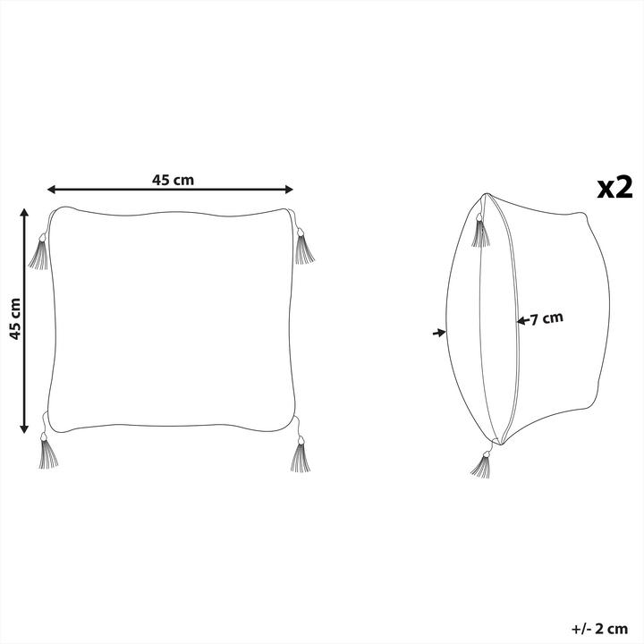 Image du produit Beliani Liriope (45 x 45 cm)