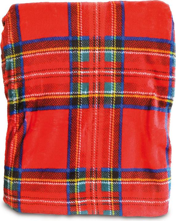 Actual product image Casativo Cuddle blanket, plaid Pearth with tartan check (130 x 160 cm)