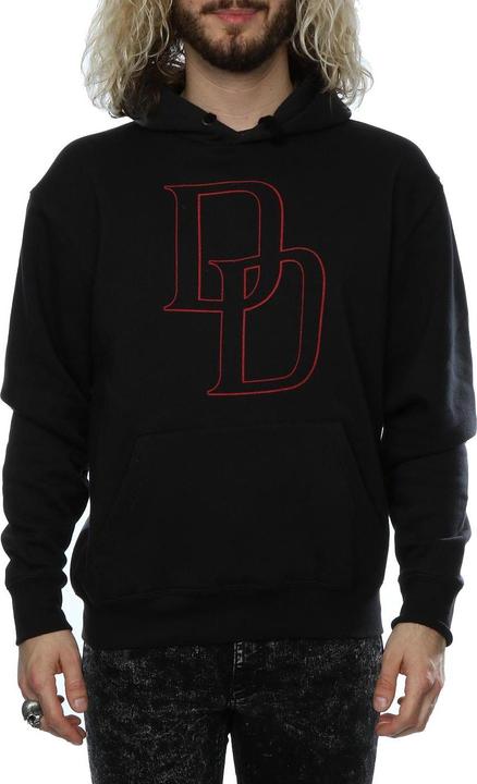 Actual product image Mens Daredevil Logo Outline Hoodie (3XL)