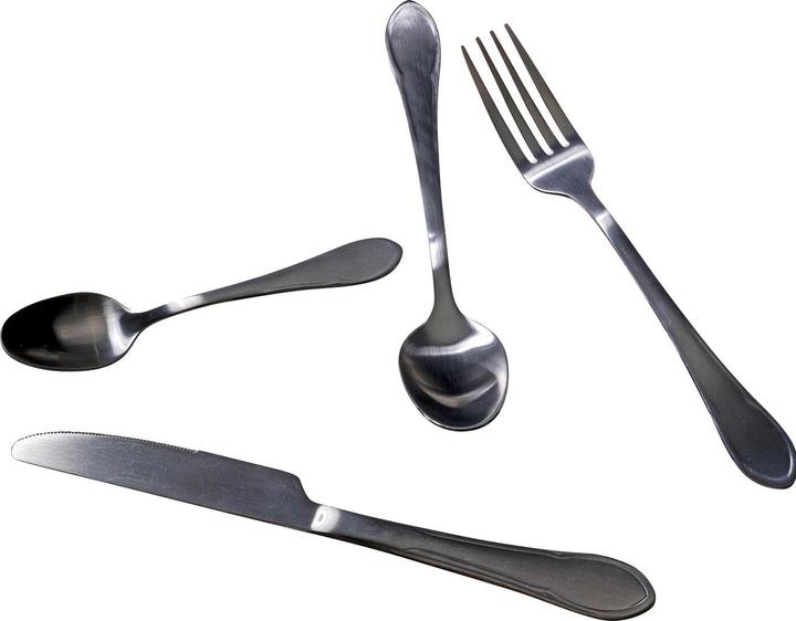 Image du produit Kare Design Besteck Cucina Schwarz Matt (16/tlg.) (16 pièce(s), Set de couverts)