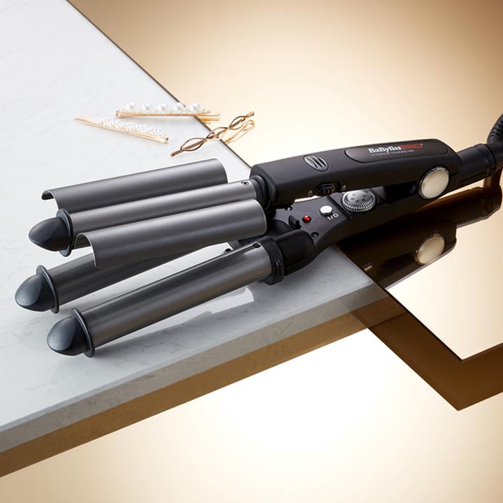 Actual product image BaByliss Pro Titanium Tourmaline triple barrel waver (19 mm, 22 mm)