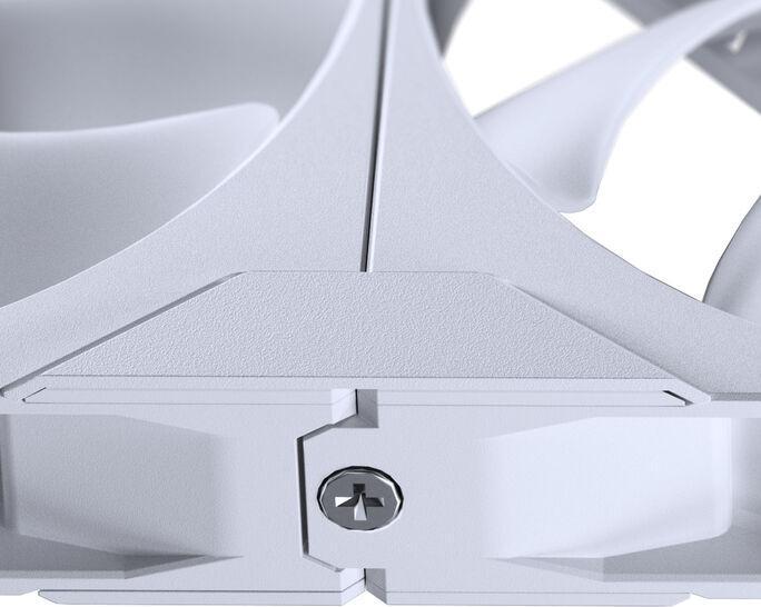 Actual product image Phanteks M25 Gen2 PWM D-RGB fan, 3-pack - 120mm, white (120 mm, 3 x)