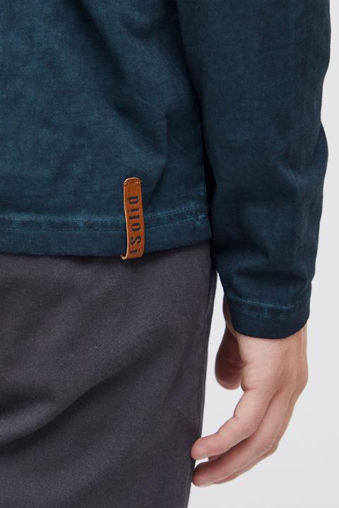 Actual product image Solid Tinox Men's Longsleeve With V-Neck Made Of 100% Cotton (M)