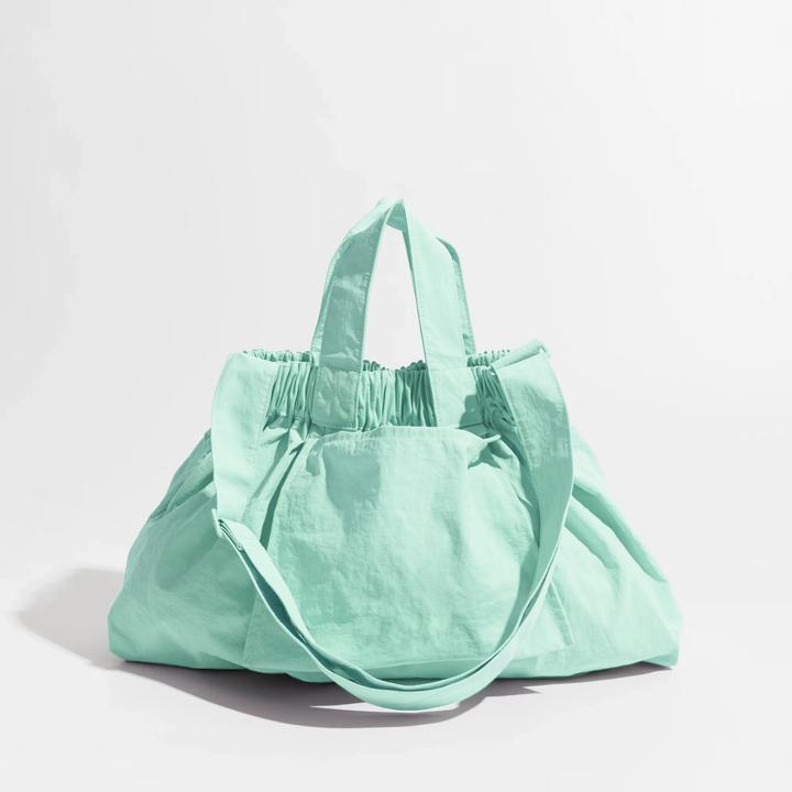 Immagine prodotto Only-Bags.Store Borsa a tracolla in nylon a tinta unita Borsa a tracolla semplice piccola Hobo Borsa a mano in