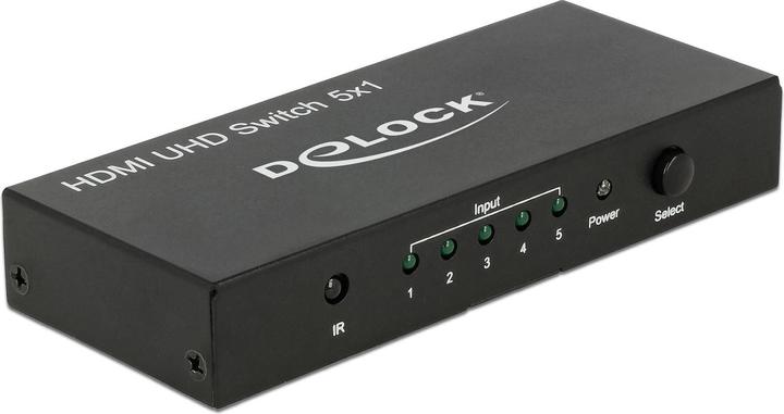 Delock 5 Port HDMI Switch, actively amplified