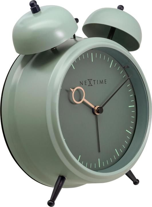 Actual product image Nextime Classic Alarm Clock Golden Hour Teal