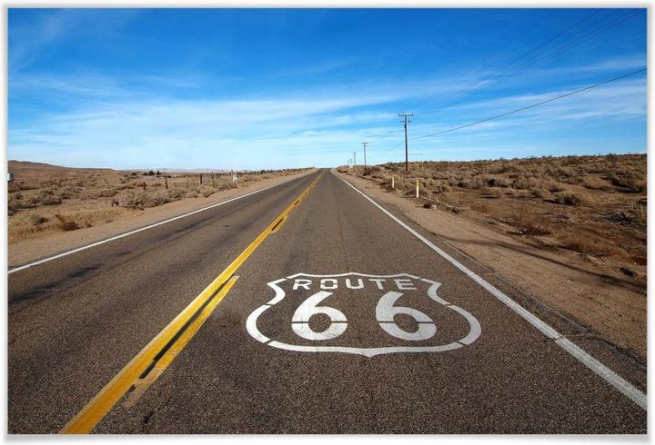 Produktbild Trenddeko Route 66 (60 x 40 cm)