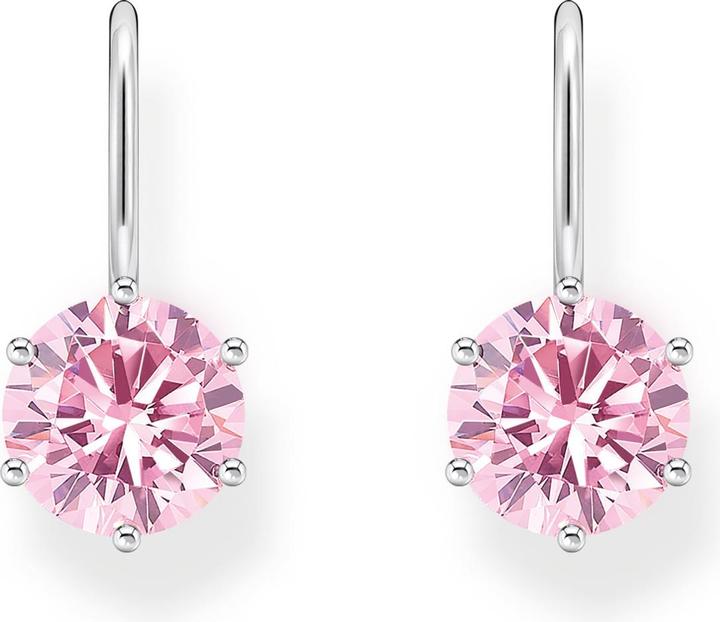 Immagine prodotto Thomas Sabo Orecchini con grandi zirconi rosa in argento (Argento 925)