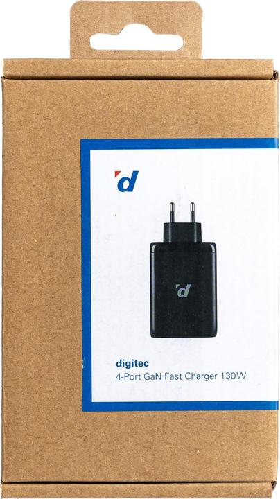 Image du produit Digitec GaN Chargeur rapide 4 ports (130 W)