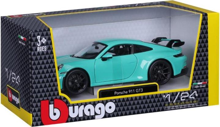 Produktbild Bburago Porsche 911 GT3 (1 Stück - grün oder orange)