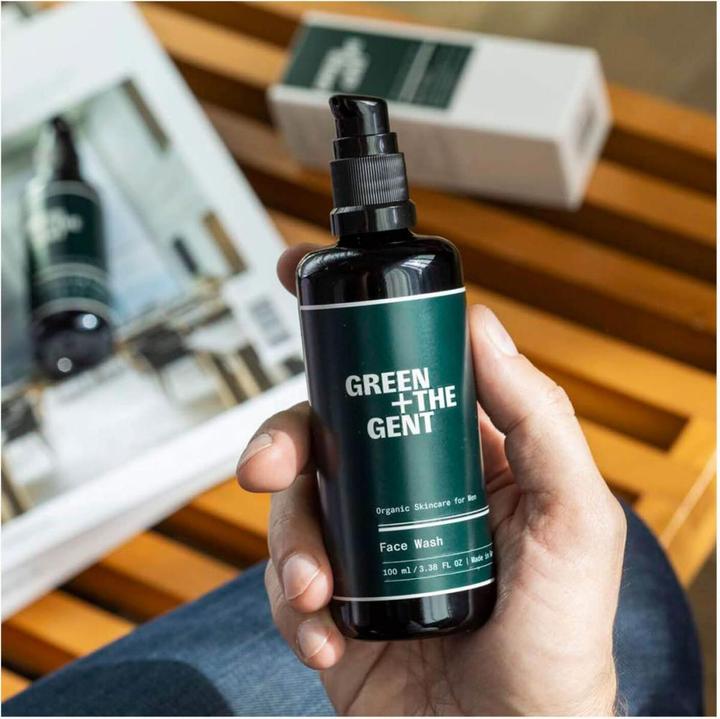 Actual product image Green + The Gent Face Wash - Facial Cleansing Gel (Gel, 100 ml)