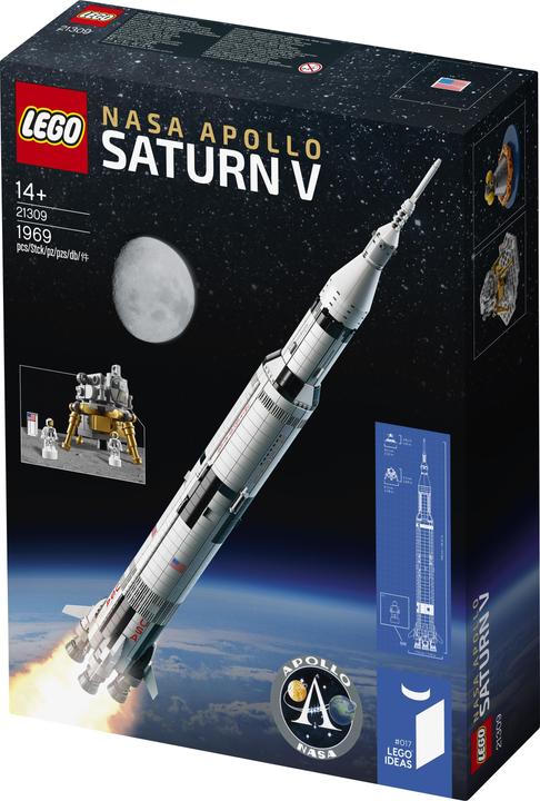 Immagine prodotto LEGO NASA Apollo 11 Saturn V (21309, LEGO Ideas, Set LEGO rari)