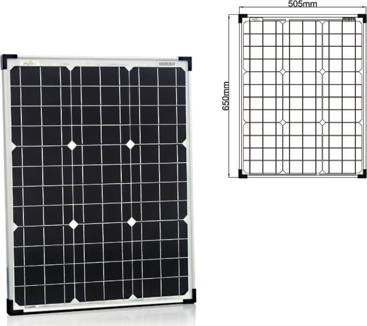 Image du produit Offgridtec Kit solaire 50w - 12V Kit solaire (50 W)
