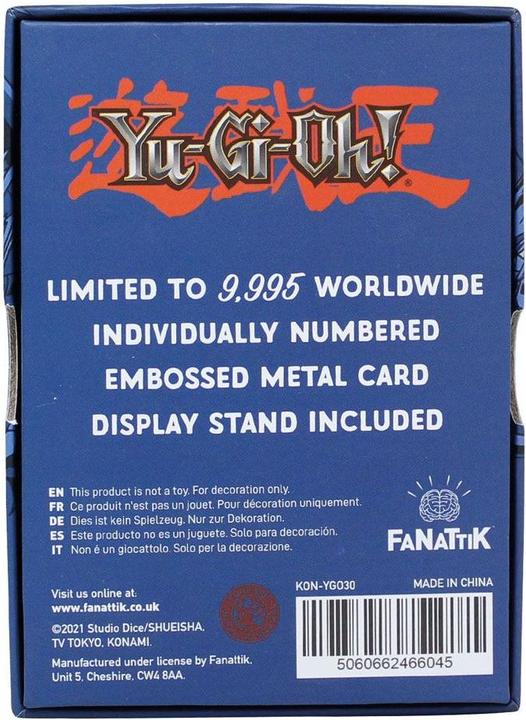 Produktbild Yu-Gi-Oh ! Blue Eyes ultimate Dragon Metal Card (Booster Pack)