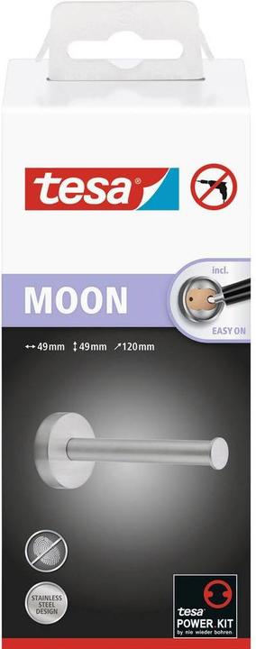 Produktbild tesa MOON WC Ersatzrollenhalter inkl. Klebelösung ohne Bohren