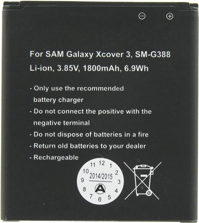 Actual product image Samsung Akku Galaxy Xcover 3, SM-G388, EB-BG388BBE