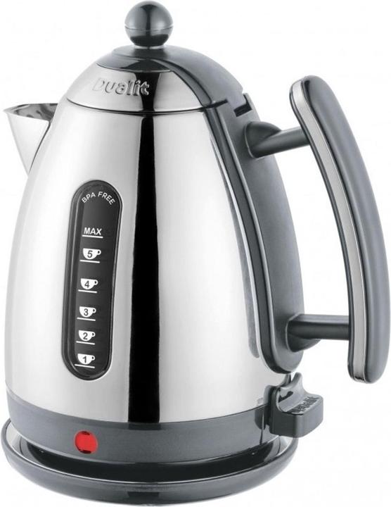 Dualit Lite waterkoker 1,5 liter - Roestvrij staal - Grijs