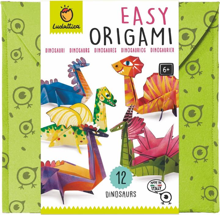 Actual product image Ludattica Easy Origami - Dinosaurs