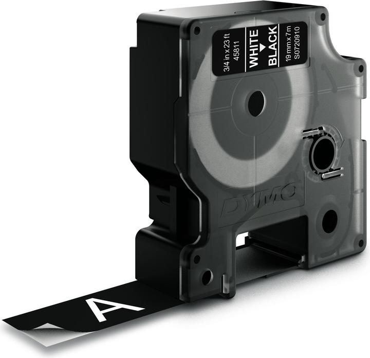 Actual product image Dymo S0720910 Standard tape (1.90 cm, Black)