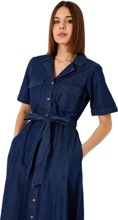 Actual product image Dorothy Perkins Womens/Ladies Denim Button Through Midi Dress (38 D)