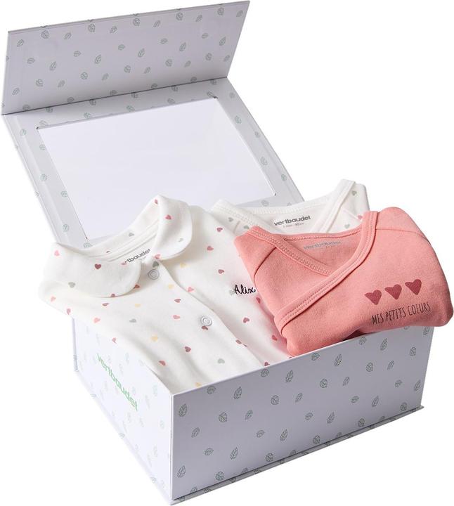 Image du produit Vertbaudet Bio-Kollektion: Baby-Set für Neugeborene mit Herzen, 3 Teile (74)