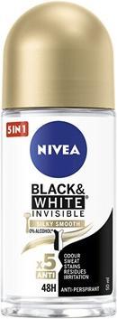 Immagine prodotto NIVEA Invisible Black & White Silk and Smooth 50 ml (Roll-on, 50 ml)