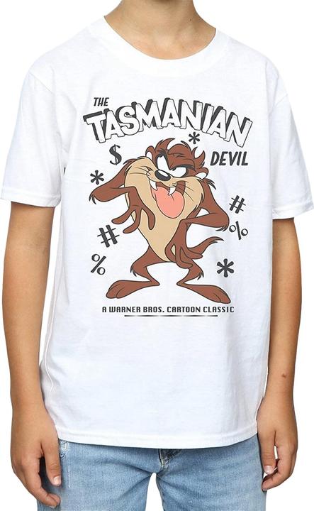 Immagine prodotto Looney Tunes Maglietta da ragazzo in cotone vintage del Diavolo della Tasmania (116)