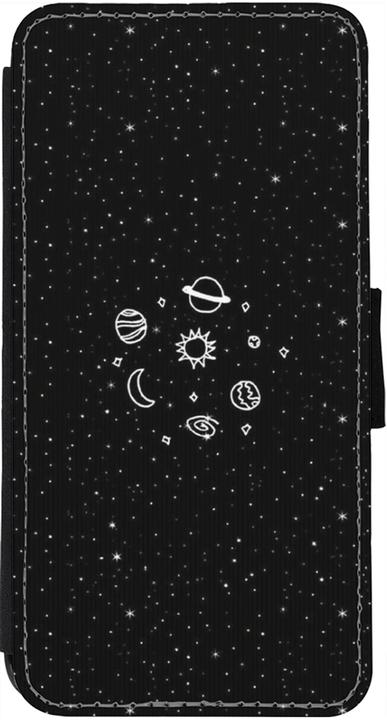 Image du produit PhoneLook Coque Wallet noir Space Doodle (Apple iPhone 13)