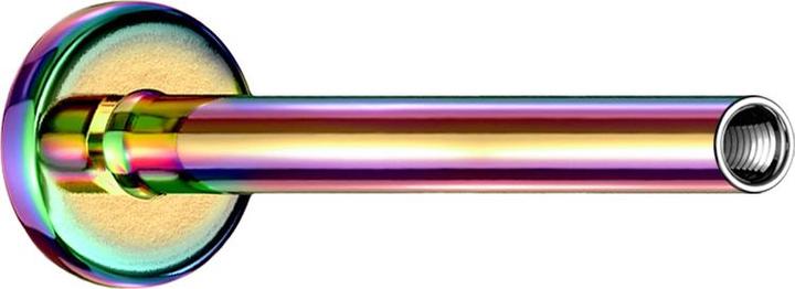 Star Piercing Micro Labret-Stab farbig mit 0.8 mm Innengewinde (ohne Messing, Titan G23)