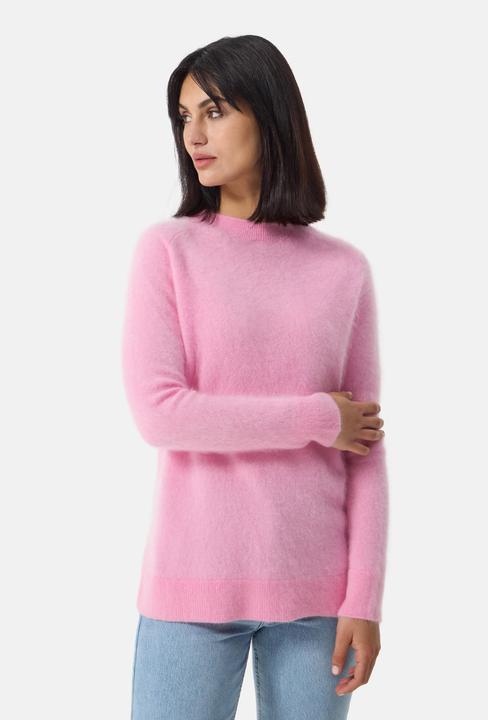 Image du produit Cash-Mere Brushed Kaschmir Rundhals Pullover mit Seitenschlitzen (M)