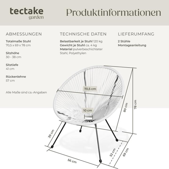 Image du produit tectake Santana