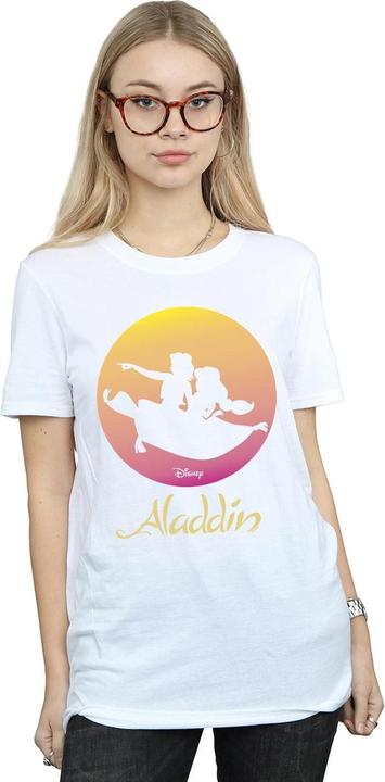 Immagine prodotto Disney Aladdin Flying Sunset Maglietta Ampia Donna (3XL)