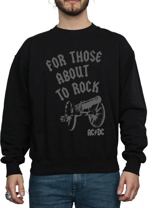 Image du produit AC/DC Mens For Those About To Rock Cannon Cotton Sweatshirt (XXL)
