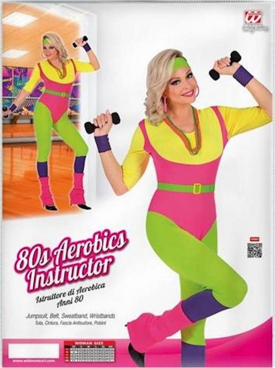 Actual product image Widmann Tracksuit 80s Aerobics (XS)