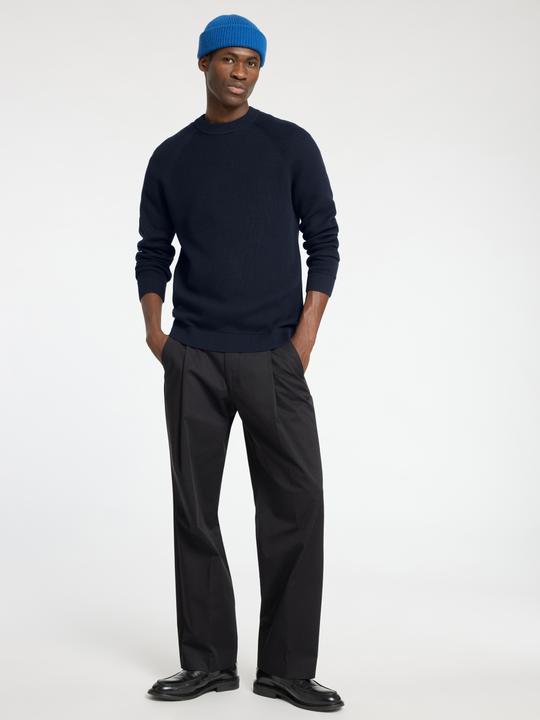 Actual product image Selected Homme 100% cotton jumper with round neckline (XXL)