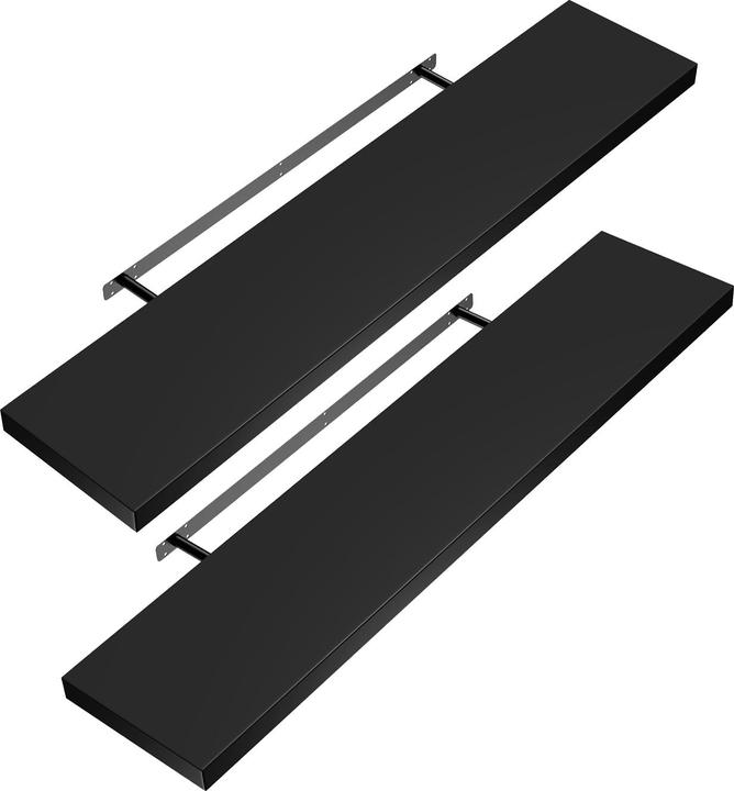 Set of 2 matt black