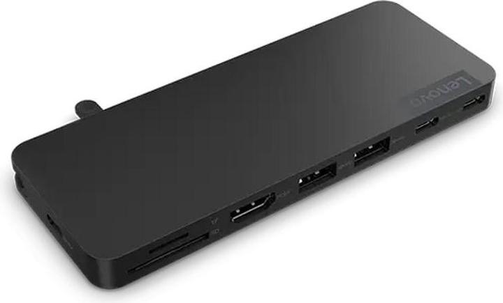 Actual product image Lenovo Usb-C Slim Travel (USB-C, 8 Ports)